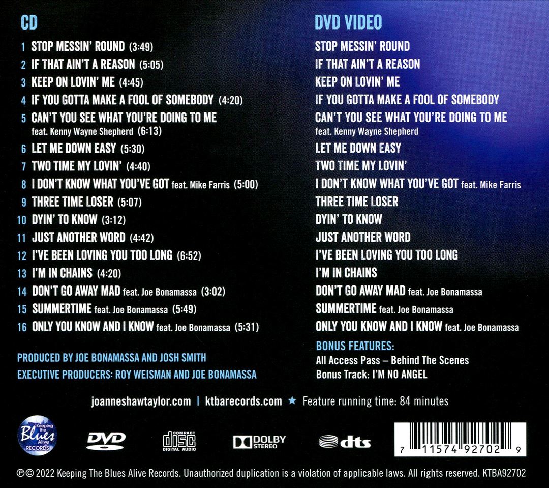 Blues from the Heart Live cover art