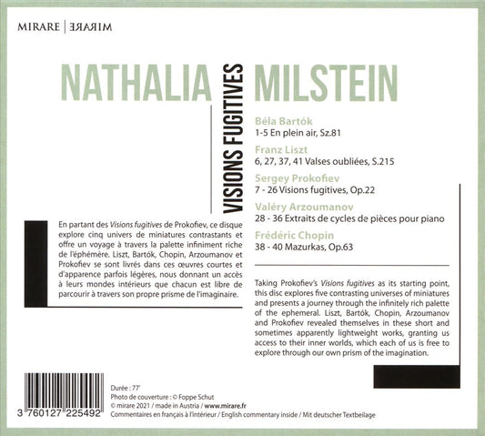 Visions Fugitives: Prokofiev, Liszt, Bartók, Chopin, Arzoumanov cover art