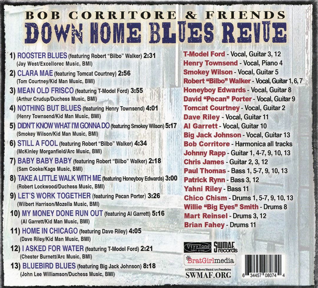 Bob Corritore & Friends: Down Home Blues Revue cover art