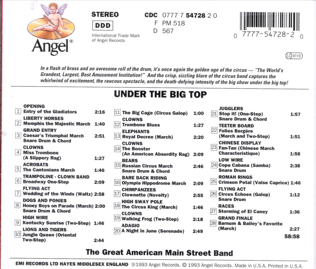 Under the Big Top cover art