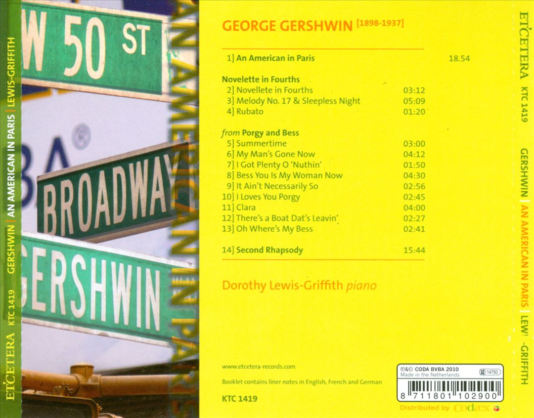 Gershwin: An American in Paris cover art