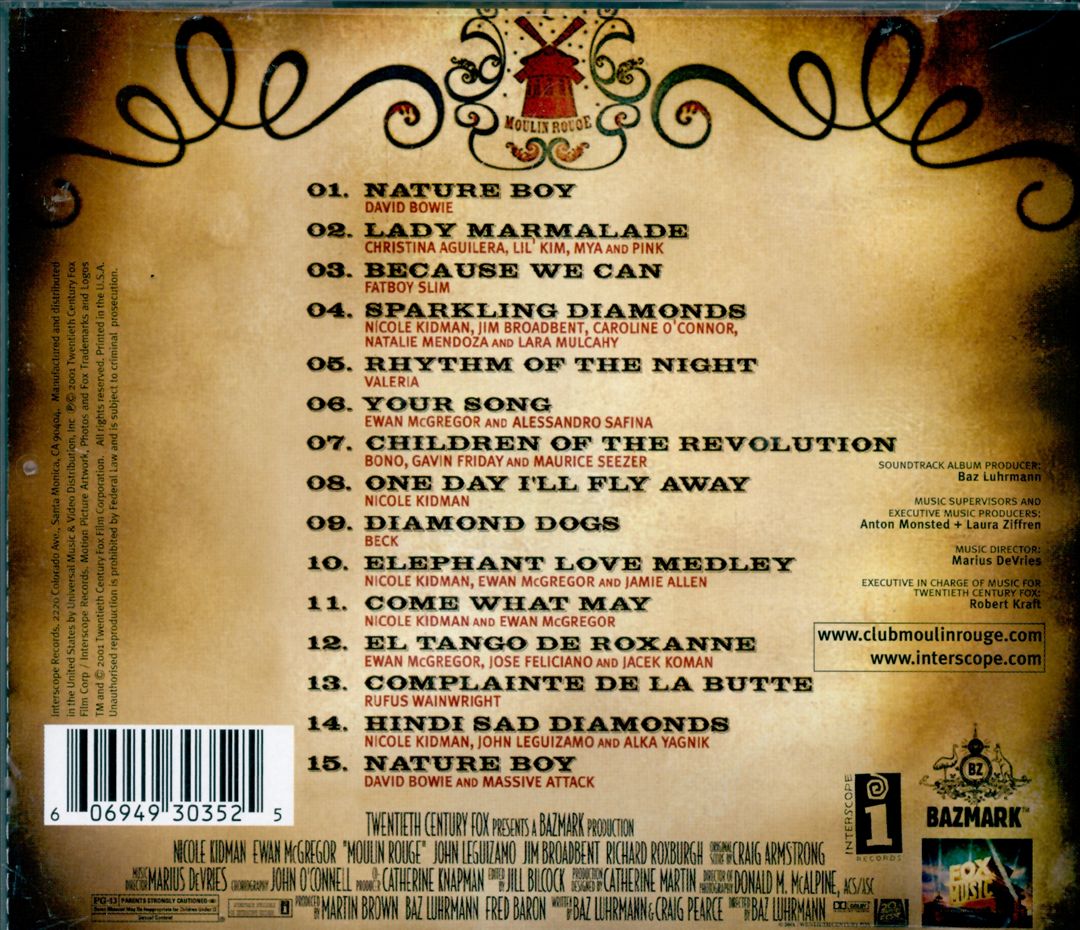 Moulin Rouge [Original Motion Picture Soundtrack] cover art
