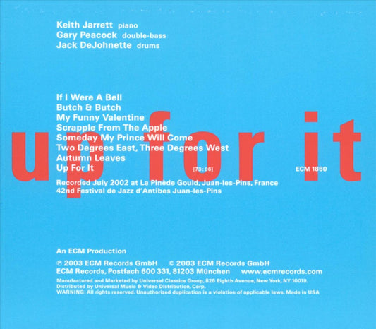 Up for It: Live in Juan-Les-Pins cover art