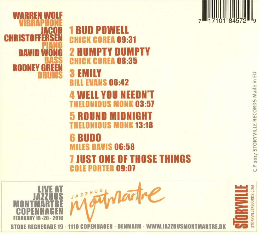 Live at Jazzhus Montmartre, Copenhagen cover art