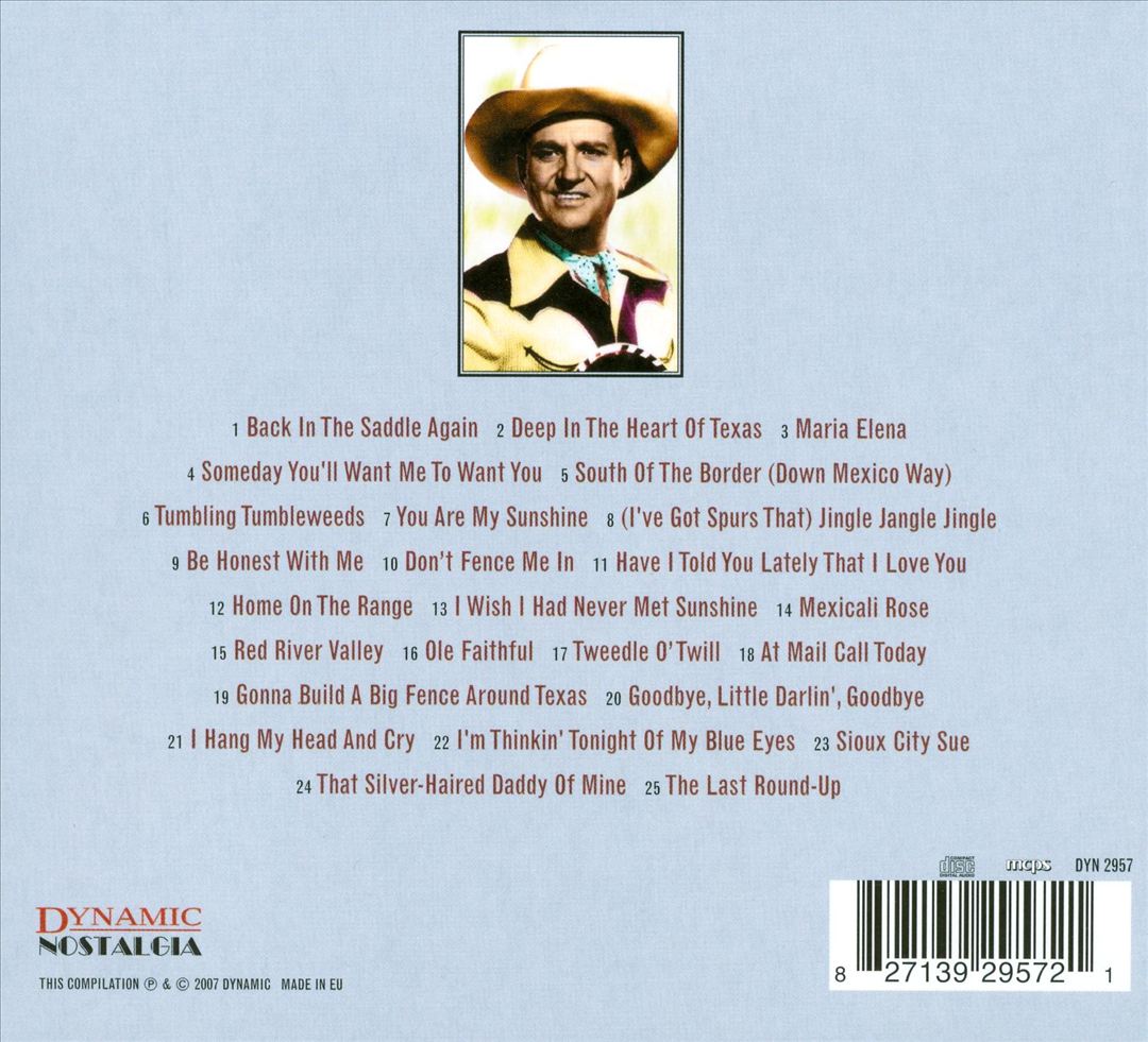 Back in the Saddle Again [Dynamic 2007] cover art