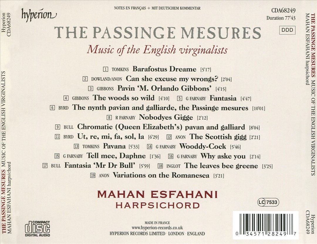 Passinge Mesures cover art