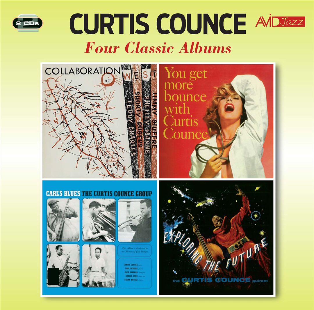 Collaboration West/You Get More Bounce With Curtis Counce!/Exploring the Future/Carl's Blues cover art