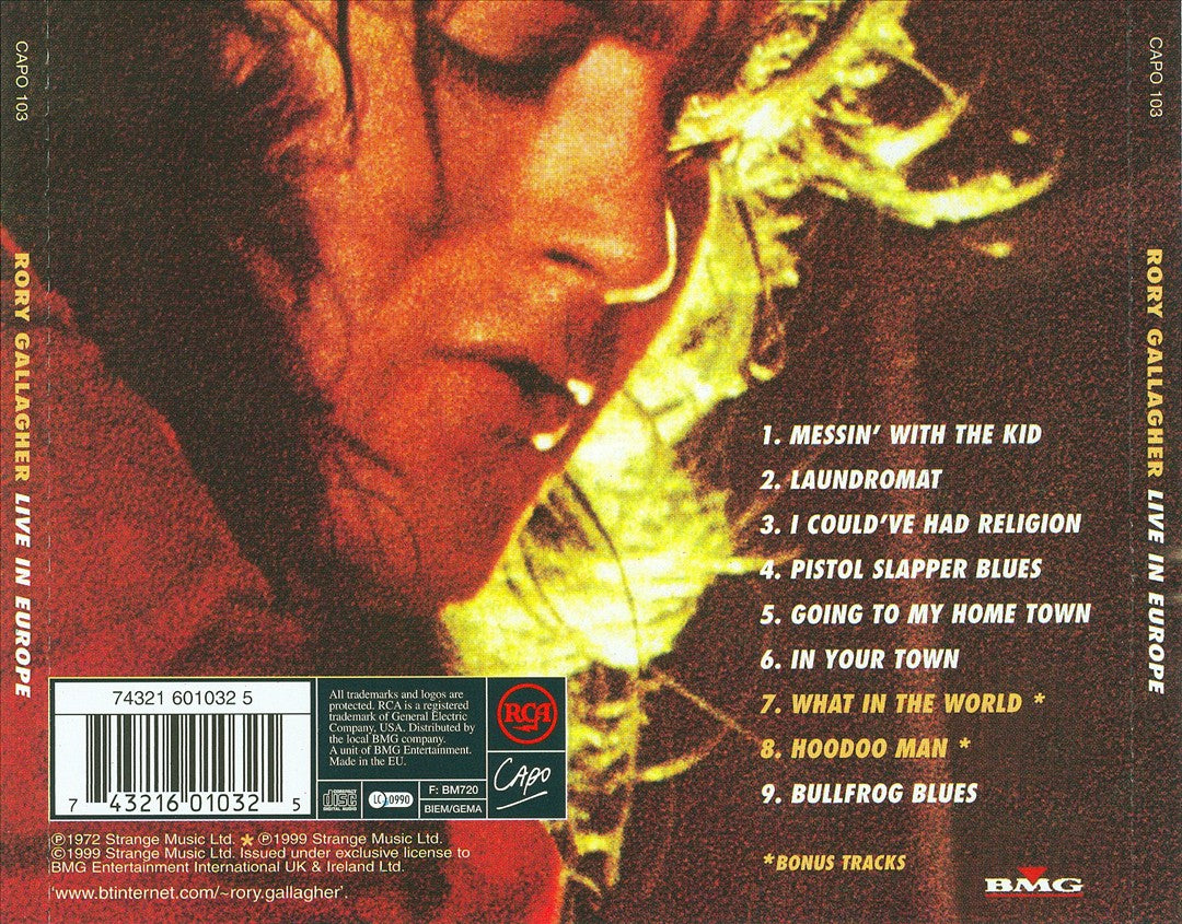 Live! In Europe cover art