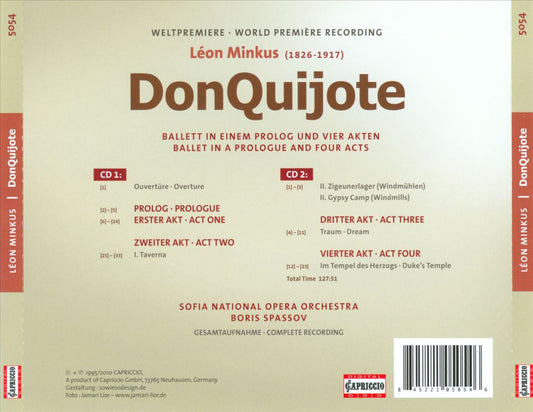 Léon Minkus: Don Quijote cover art