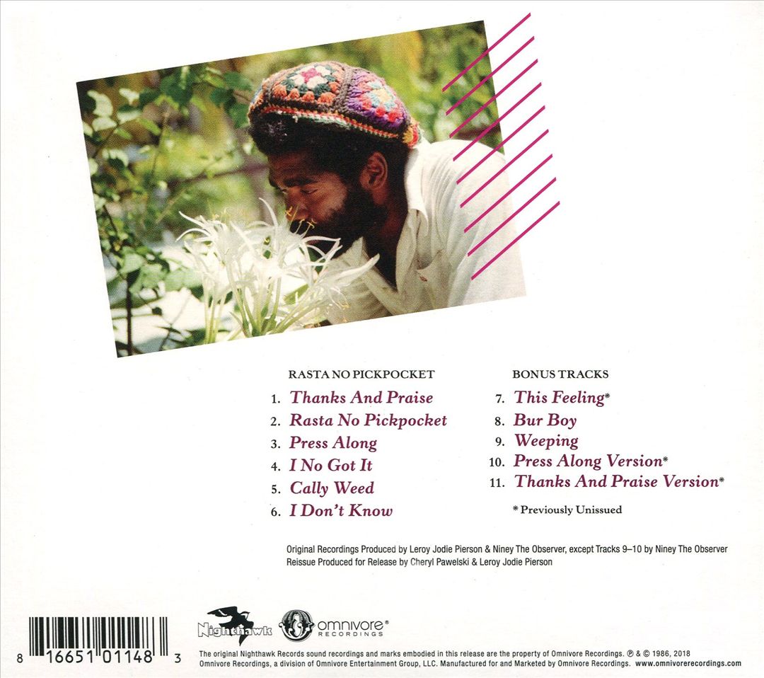 Rasta No Pickpocket cover art