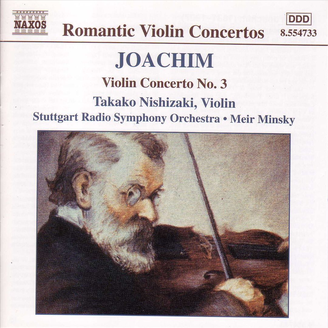 Joseph Joachim: Violin Concerto No. 3 cover art