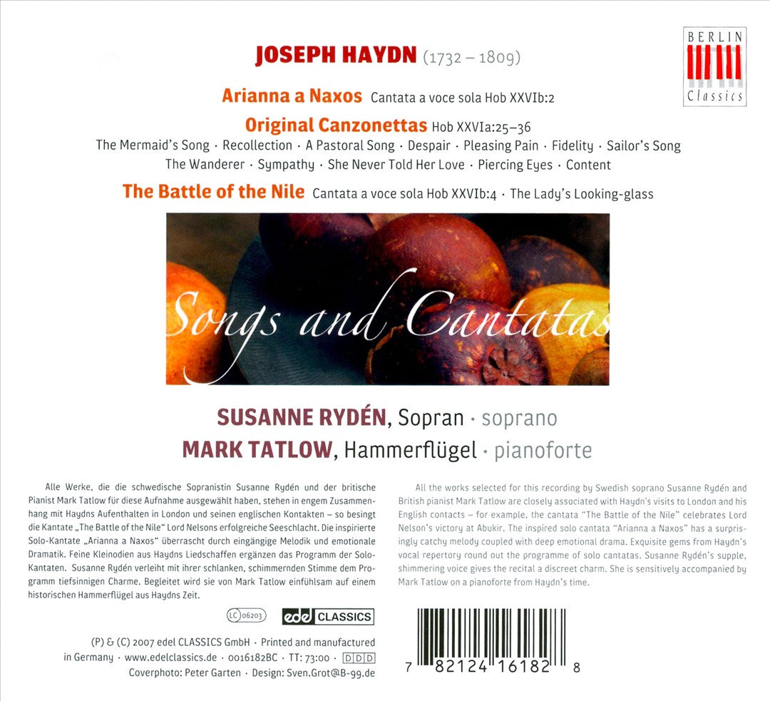 Joseph Haydn: Songs and Cantatas cover art