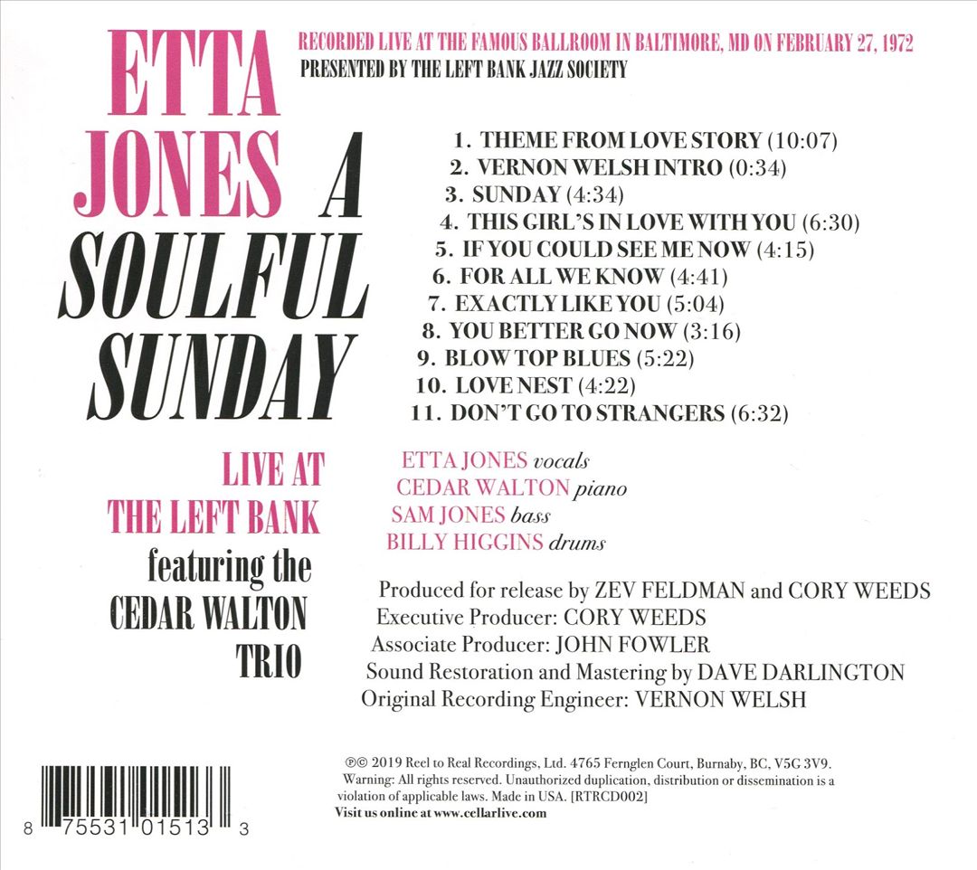 Soulful Sunday [Live at the Left Bank] cover art
