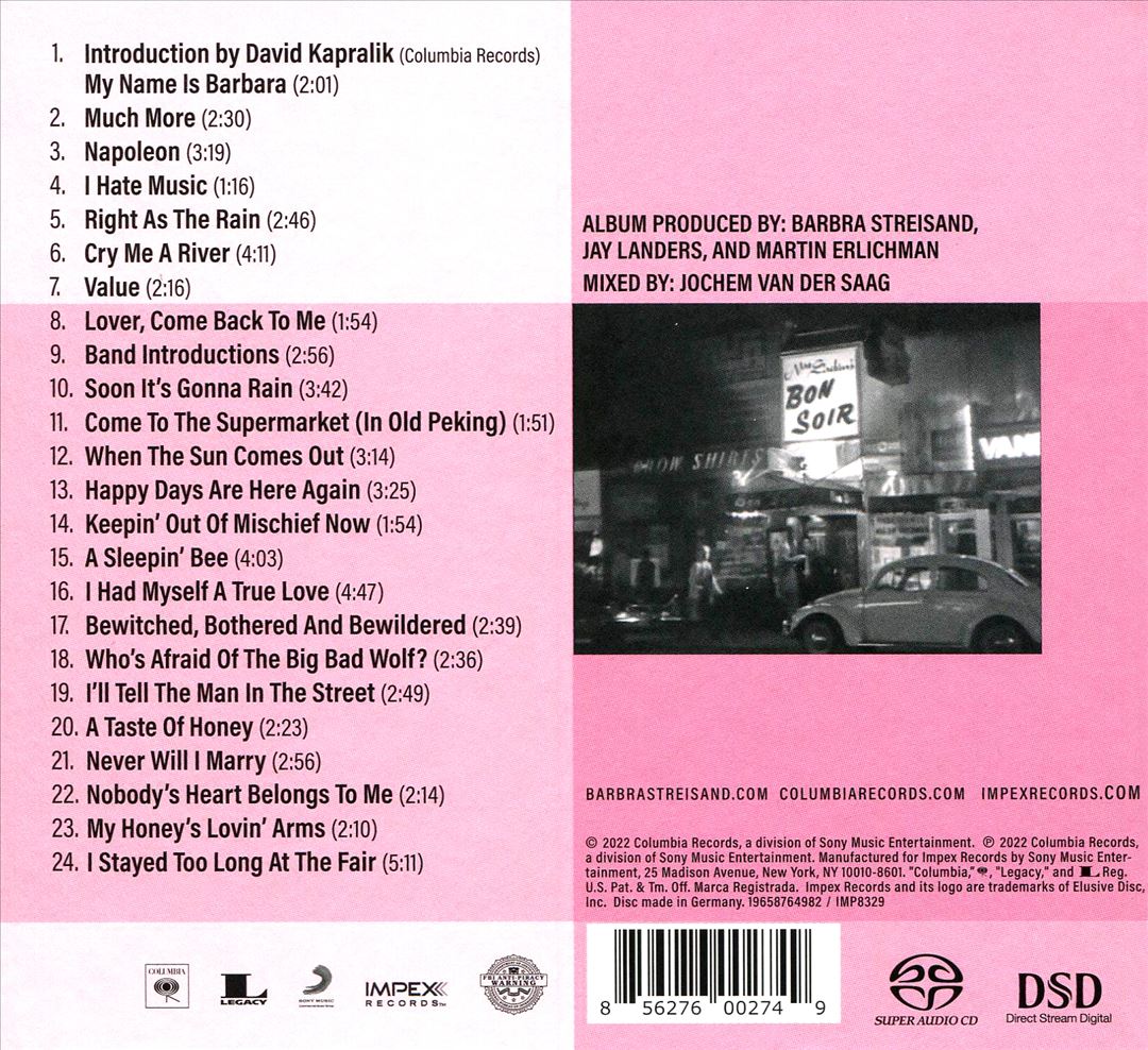 Live at the Bon Soir cover art