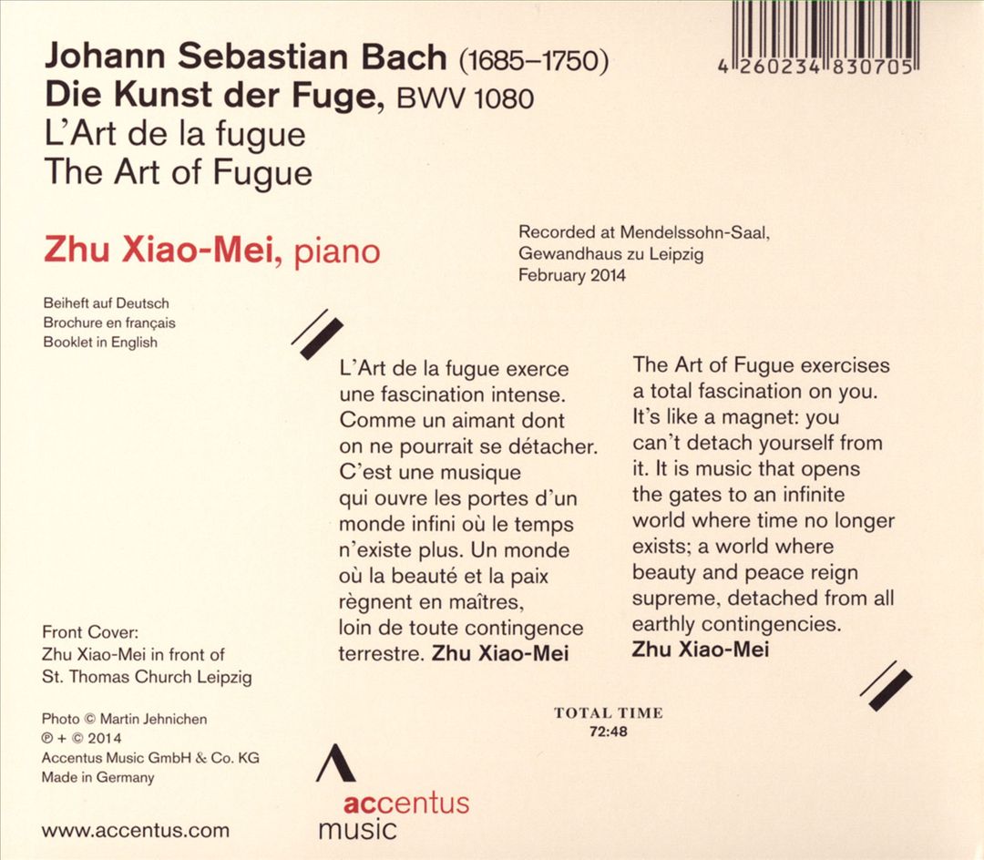Bach: Die Kunst der Fuge cover art