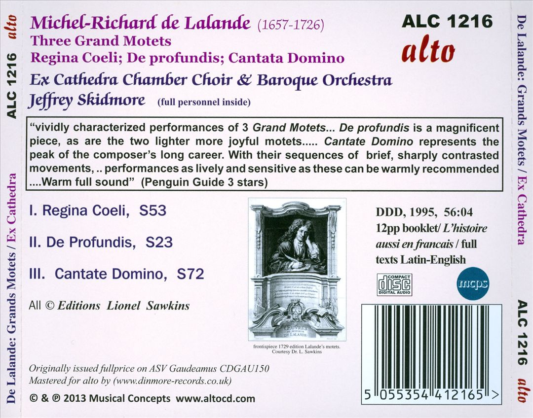 De Lalande: Choral Music for Versailles cover art