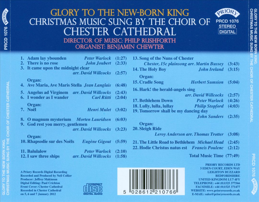 Glory to the New-Born King cover art