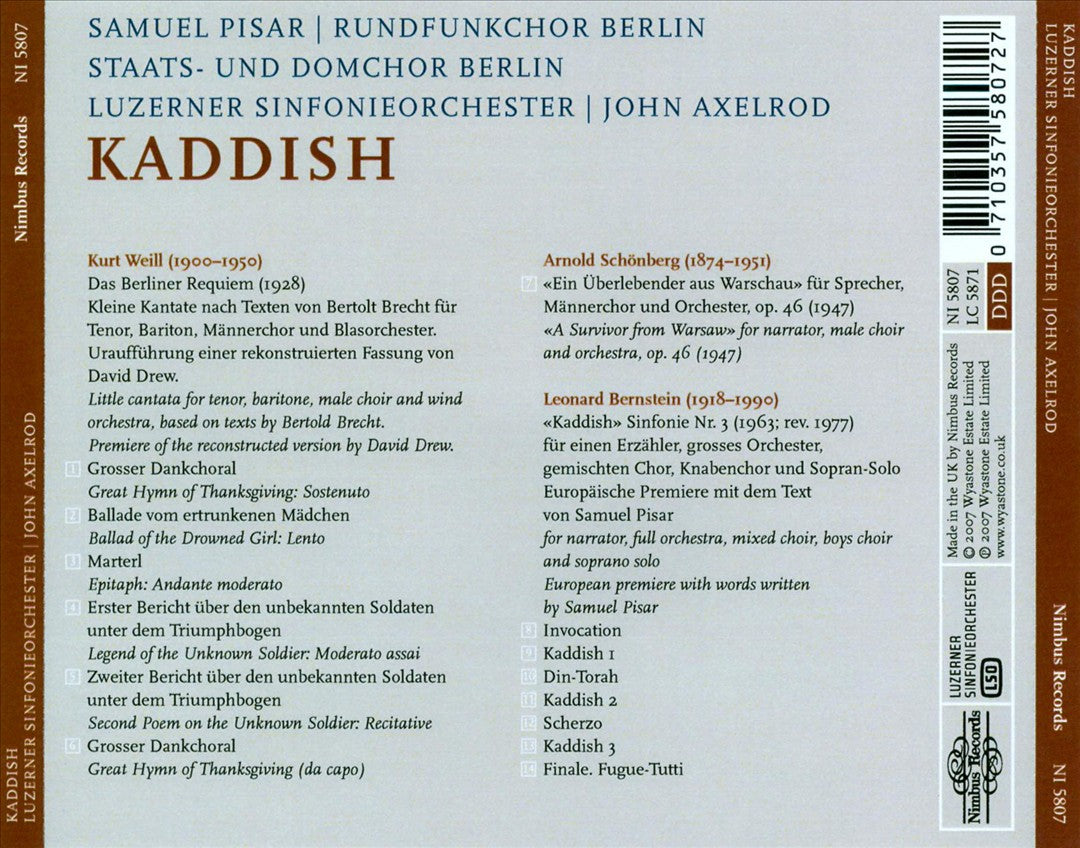 Kaddish cover art