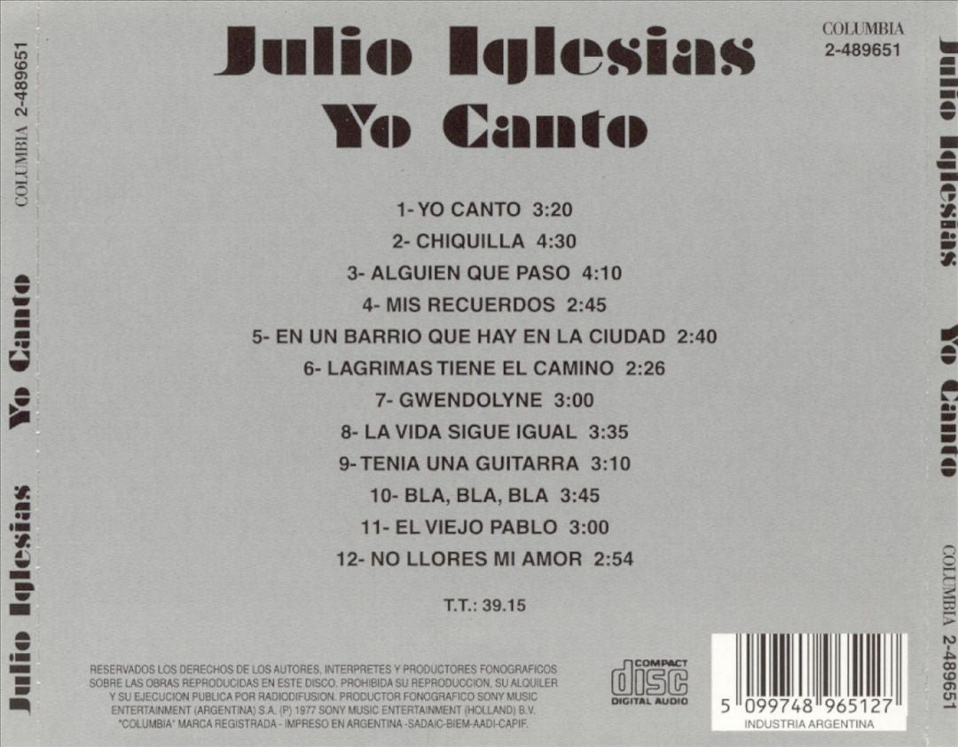Yo Canto cover art