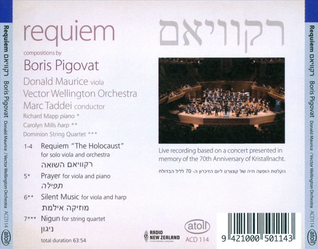 Boris Pigovat: Requiem cover art