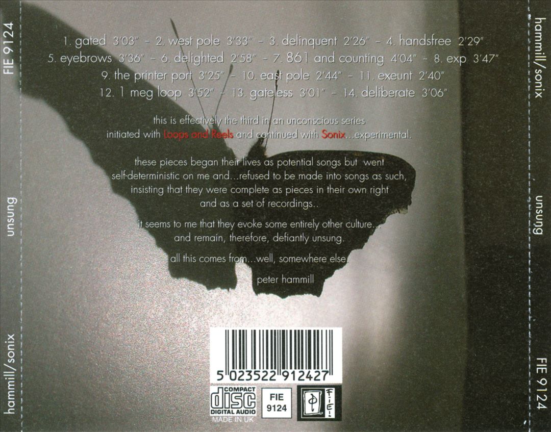 Unsung cover art