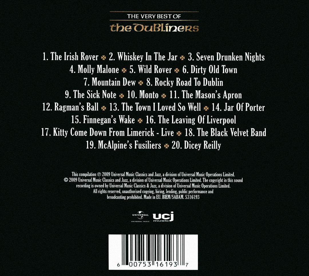 Very Best of Dubliners cover art