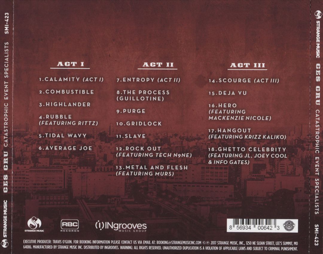Catastrophic Event Specialists cover art