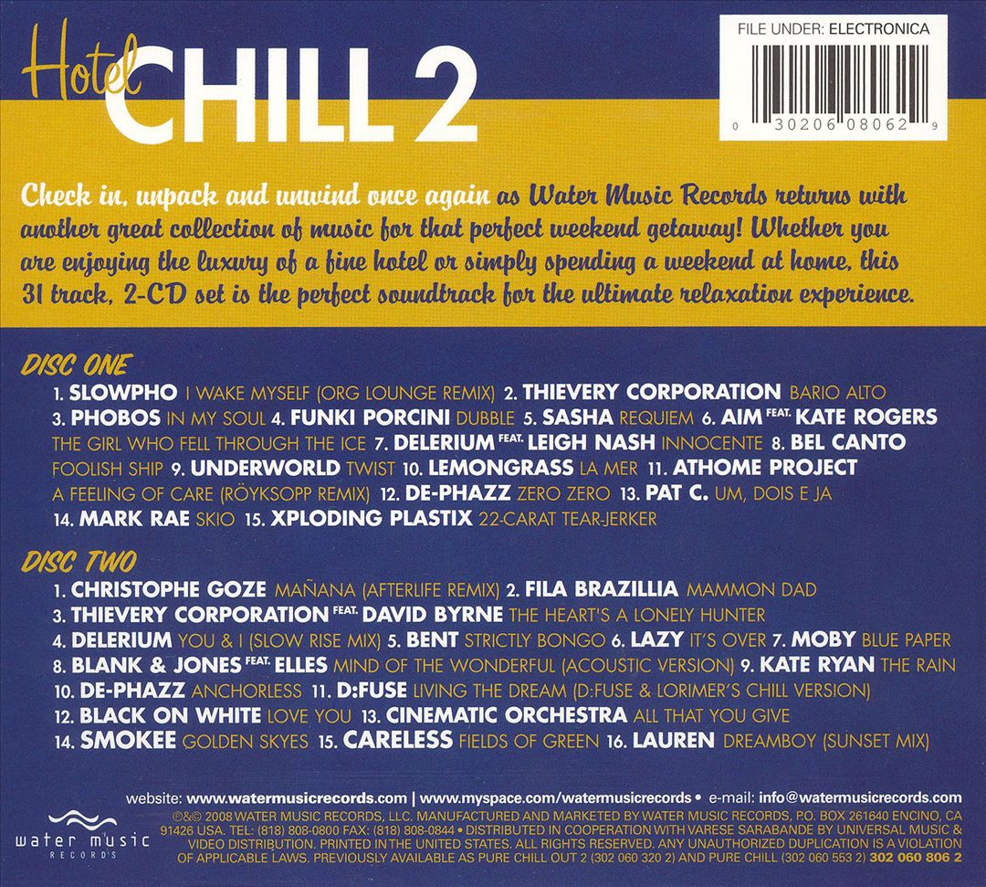Hotel Chill, Vol. 2 cover art