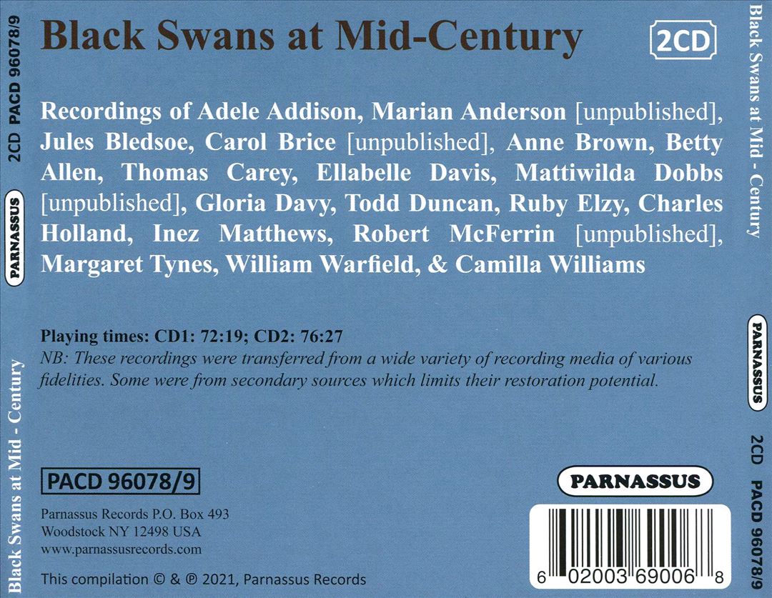 Black Swans: At Mid Century cover art