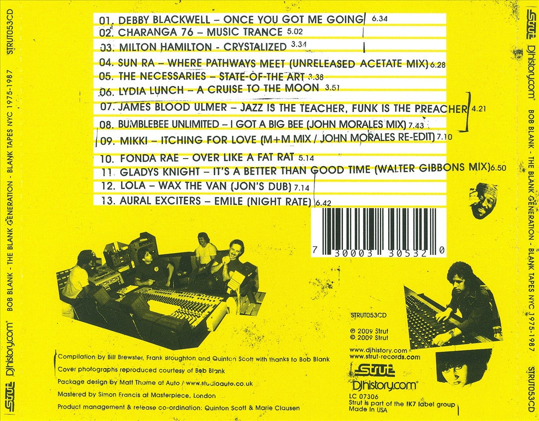 Blank Generation: Blank Tapes NYC 1975-1987 cover art
