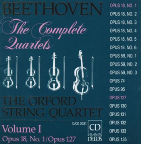 Beethoven: The Complete Quartets, Vol. I cover art