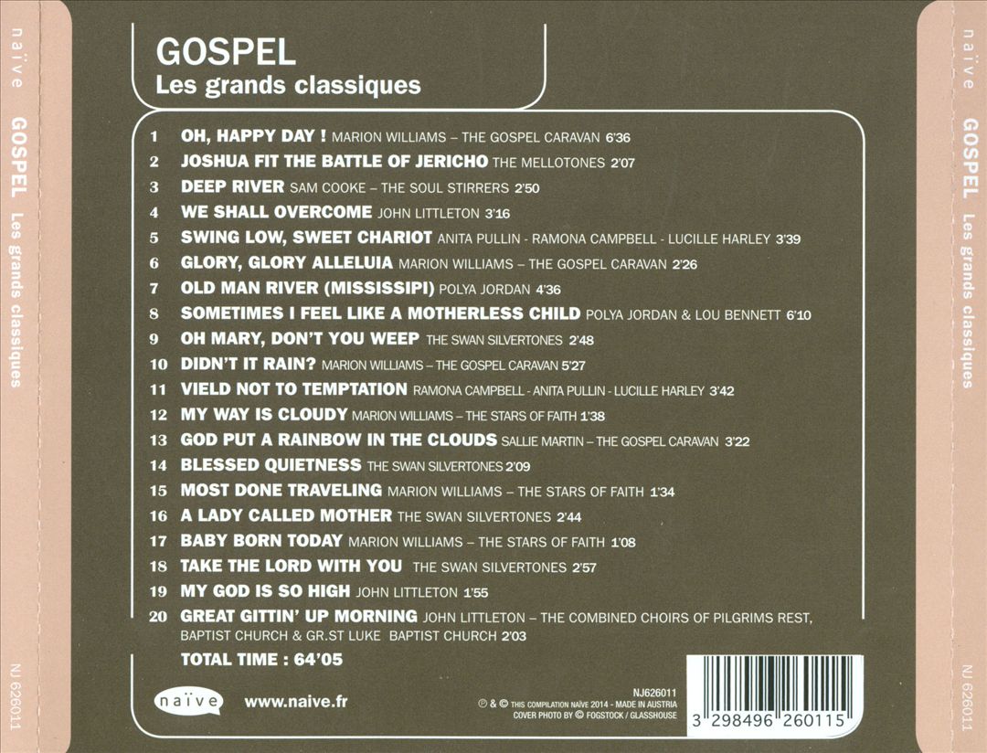 Gospel: Les Grands Classiques cover art