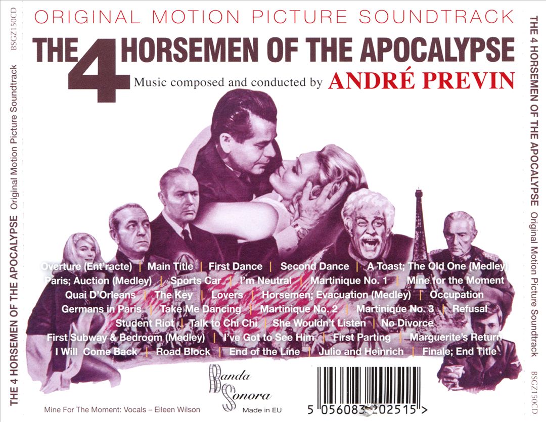 4 Horsemen of the Apocalypse [Original Motion Picture Soundtrack] cover art