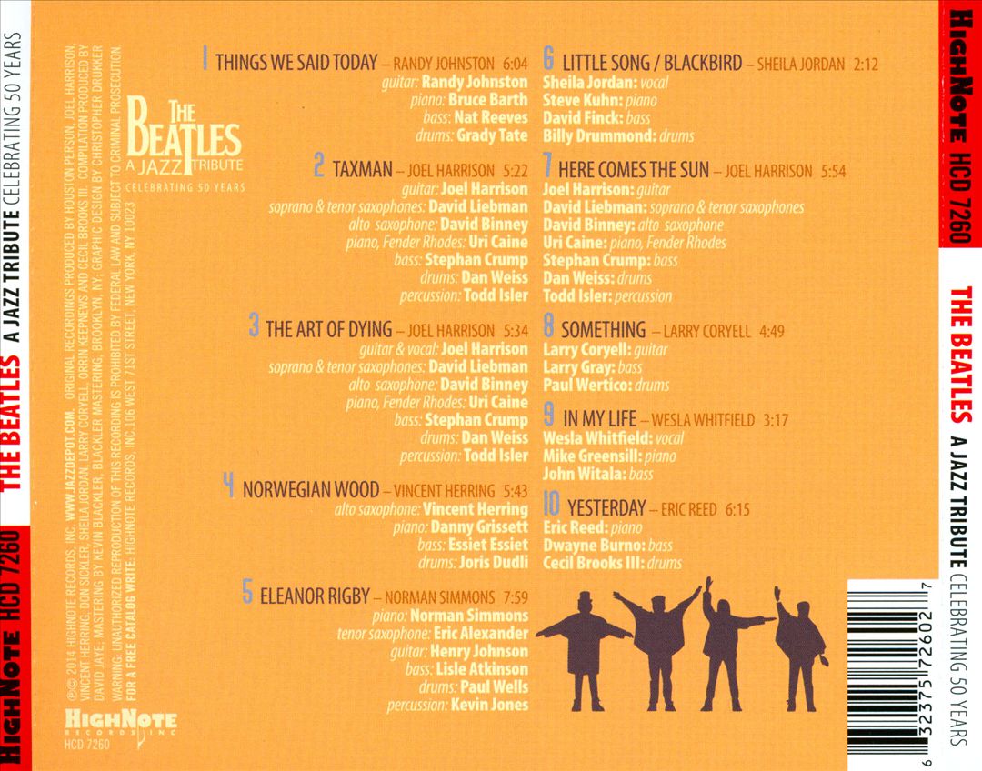 Beatles: A Jazz Tribute cover art