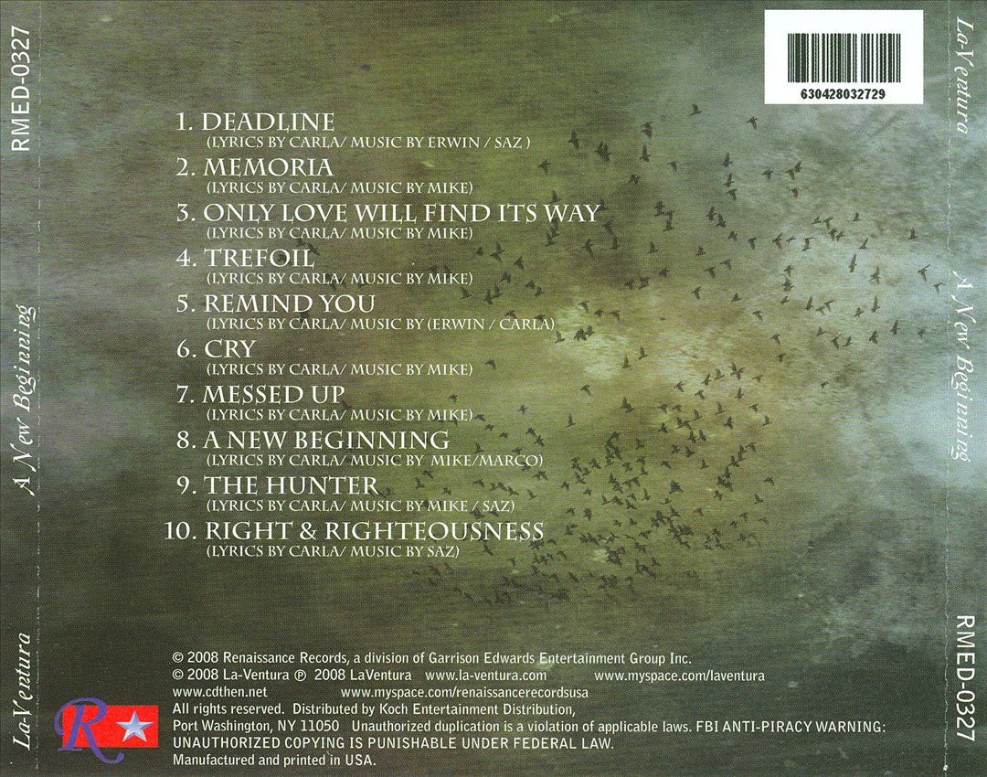 New Beginning cover art
