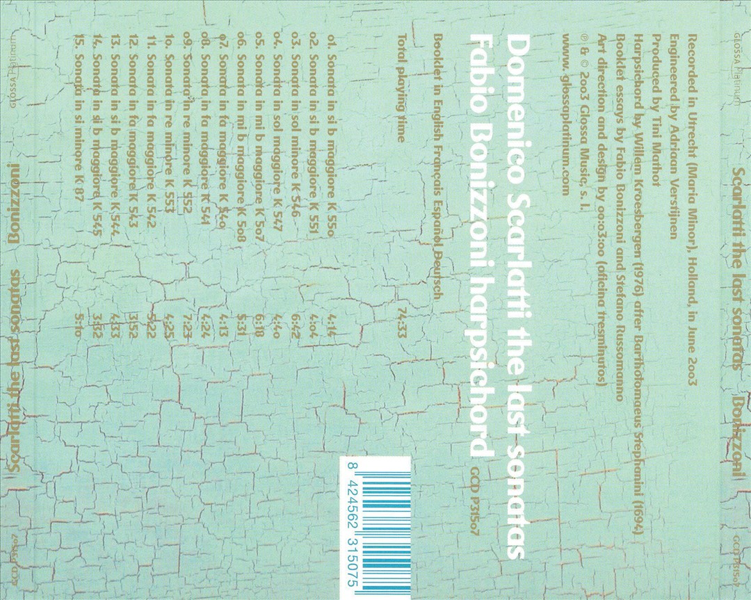 Domenico Scarlatti: The Last Sonatas cover art