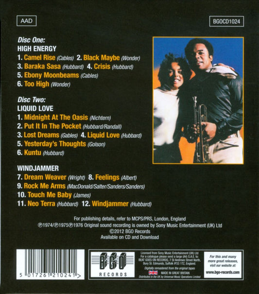 High Energy/Liquid Love/Windjammer cover art