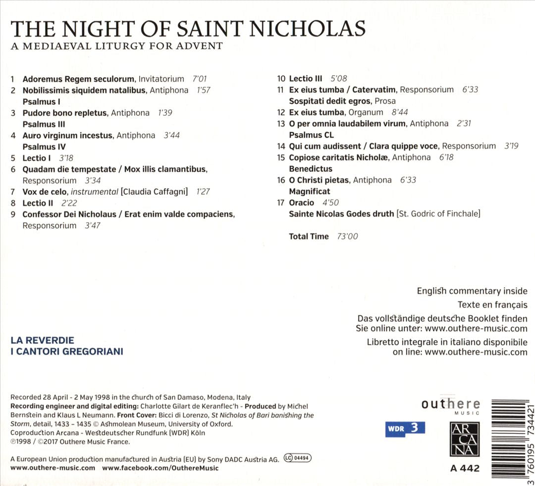 Nuit de Saint Nicholas cover art