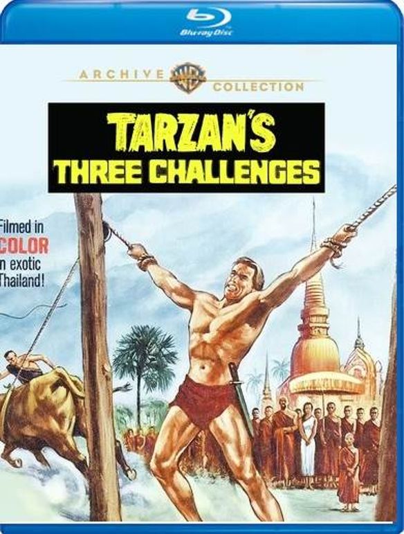 Tarzan's Three Challenges [Blu-ray] cover art