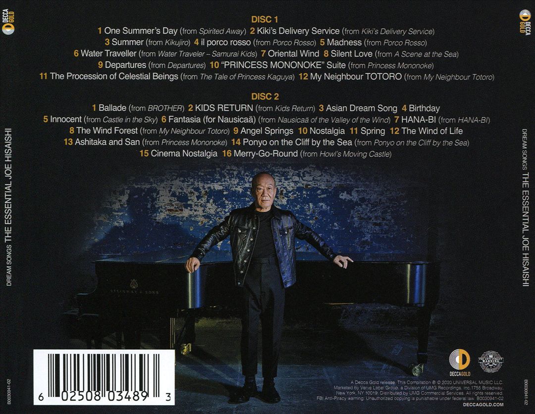 Dream Songs: The Essential Joe Hisaishi cover art