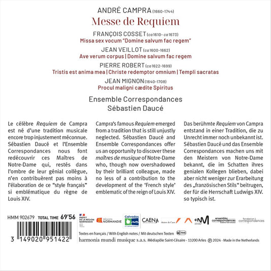André Campra: Messe de Requiem cover art