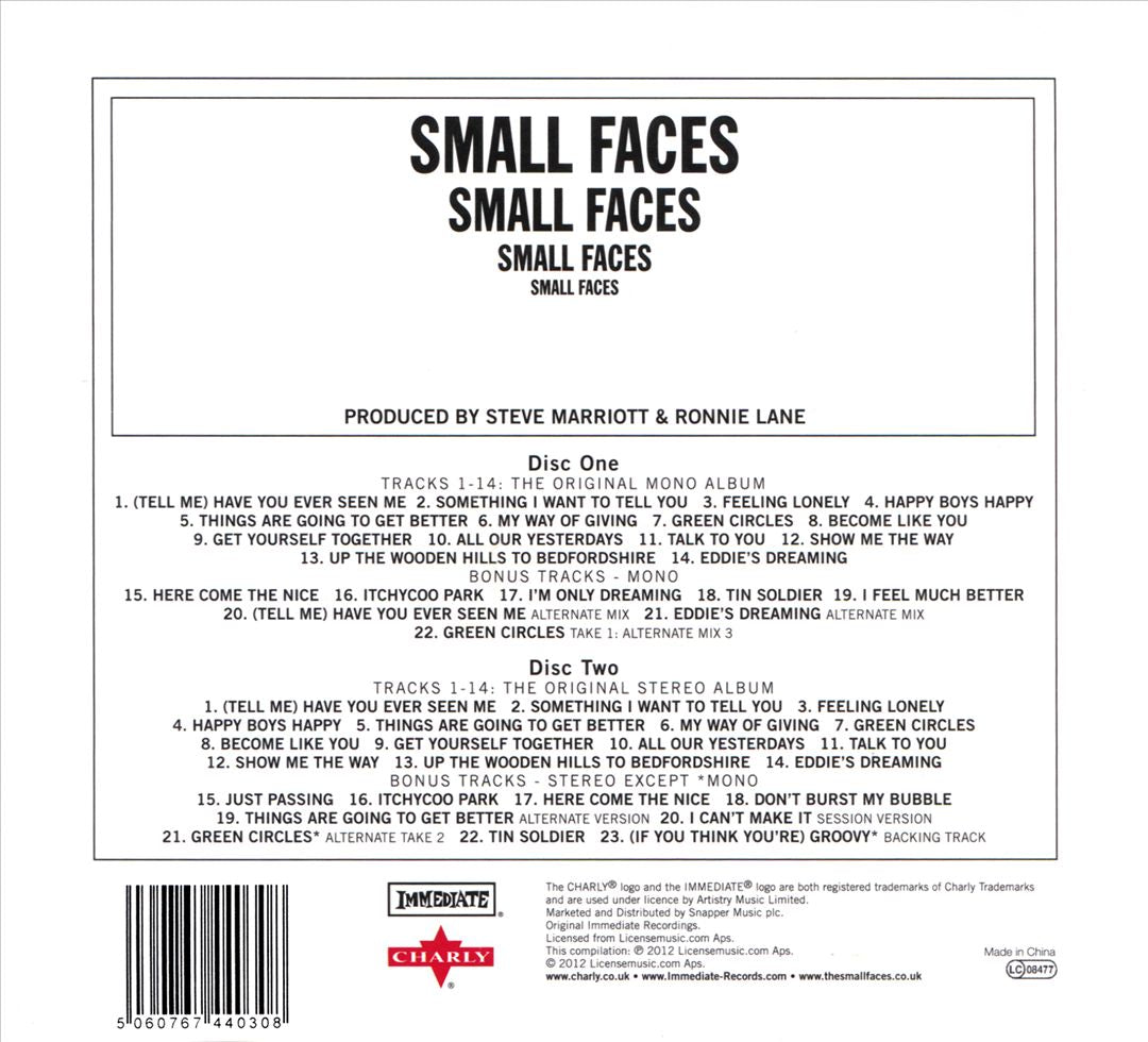 Small Faces [Immediate] cover art