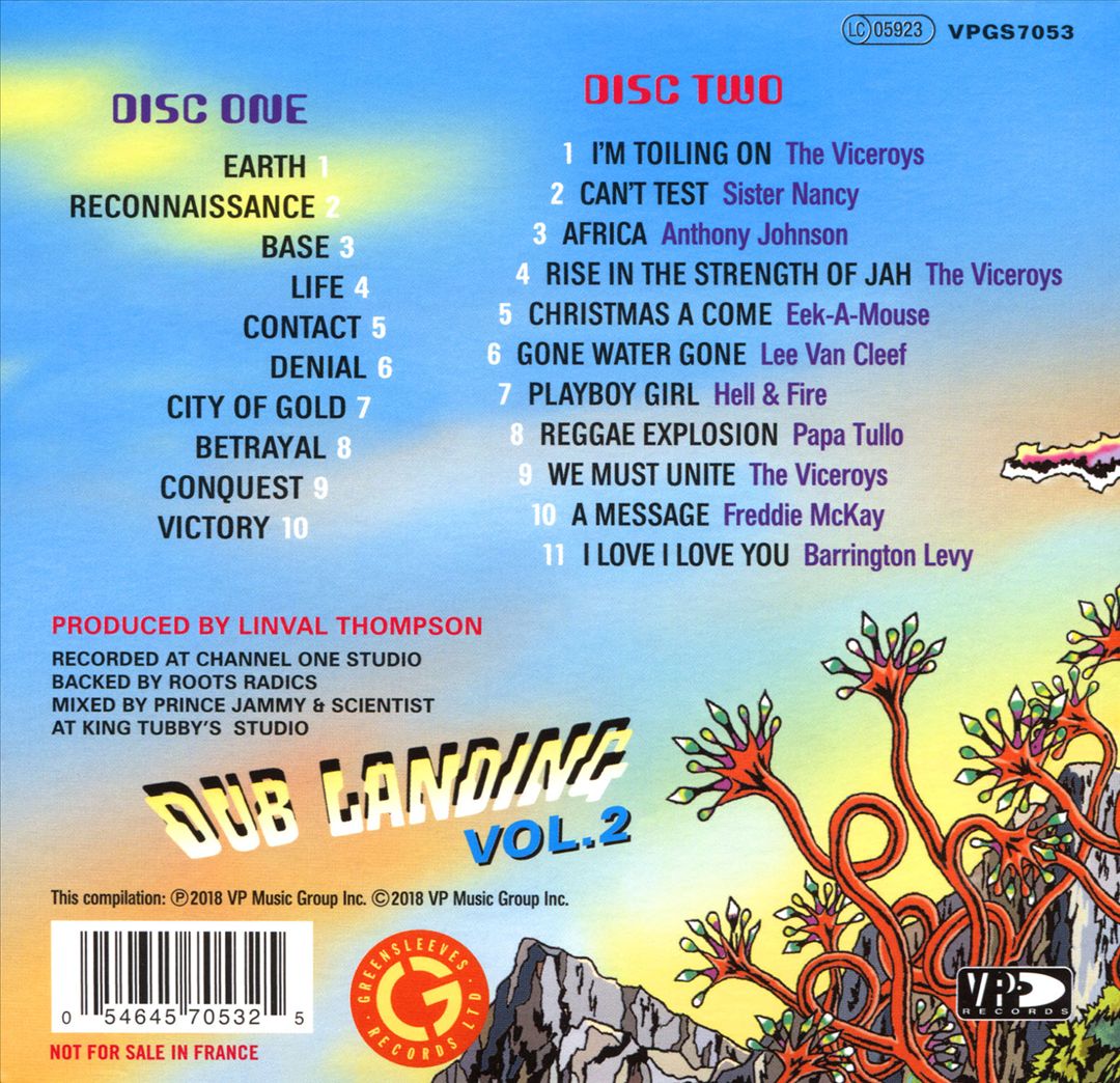 Linval Presents Dub Landing, Vol. 2 cover art