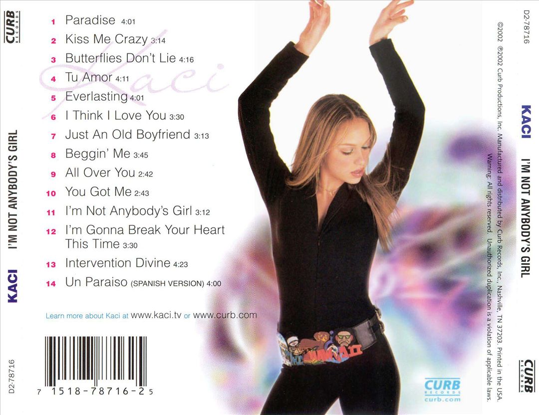 I'm Not Anybody's Girl cover art