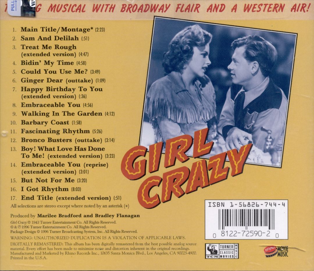 Girl Crazy [1990 Studio Cast] cover art