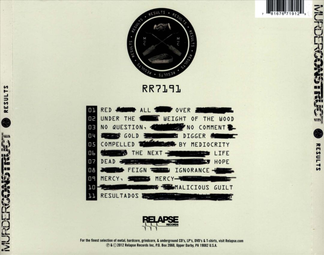 Results cover art