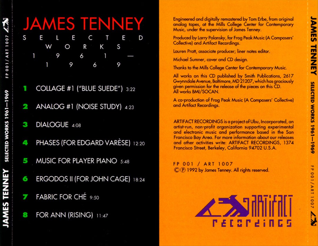 Selected Works 1961-1969 cover art