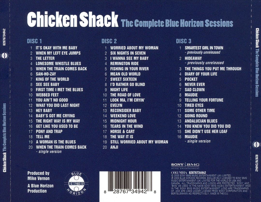 Complete Blue Horizon Sessions cover art