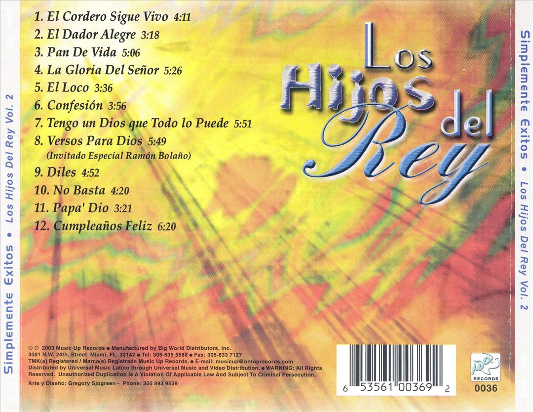 Simplemente Exitos, Vol. 2 cover art