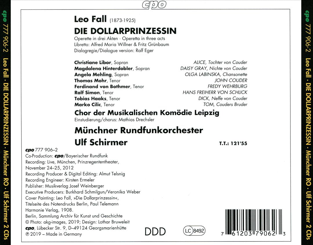Leo Fall: Die Dollarprinzessin cover art